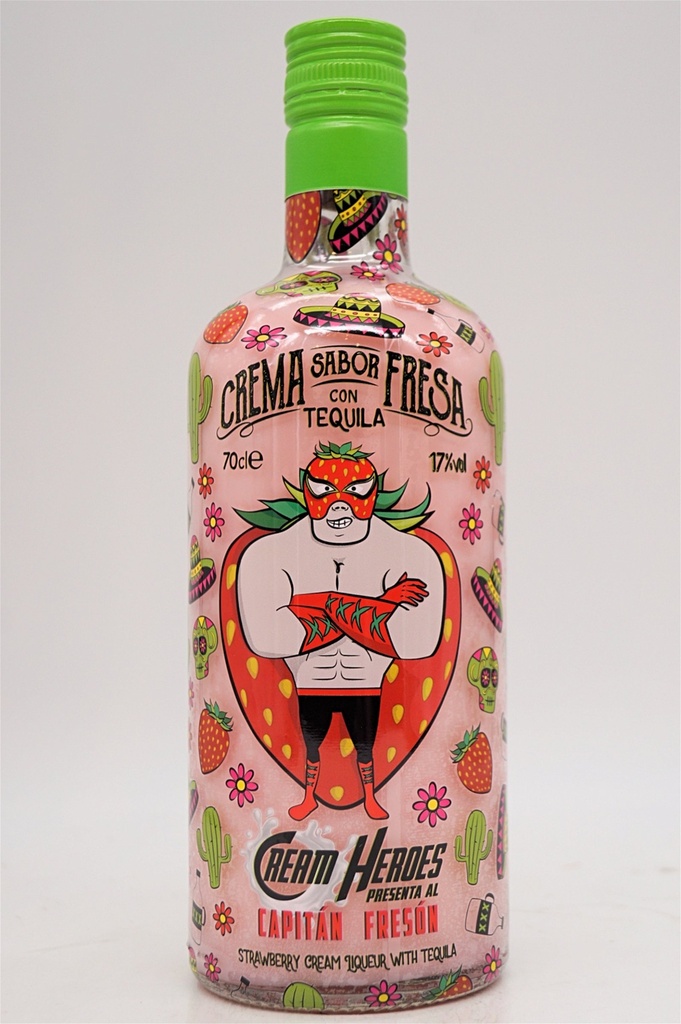 Tequila Erdbeer Likör mit Sahne