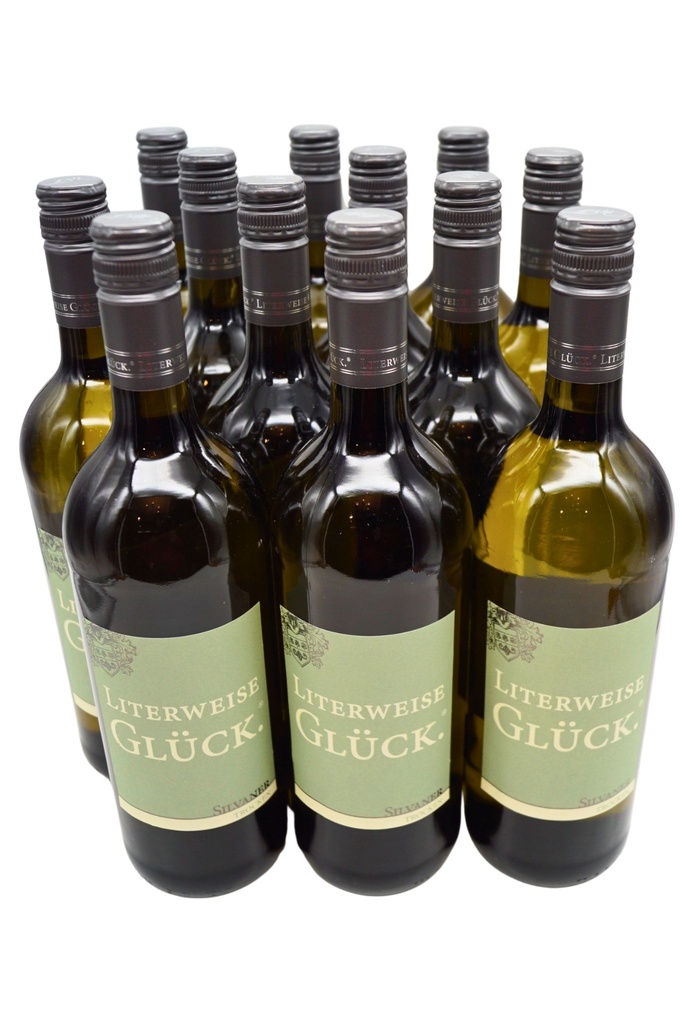 SILVANER Trocken Literweise Glück 12 Fl. Sparset