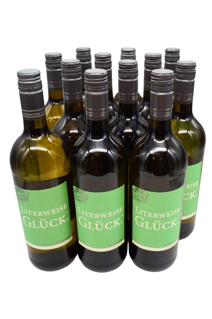 KERNER Lieblich Literweise Glück 12 Fl. Sparset