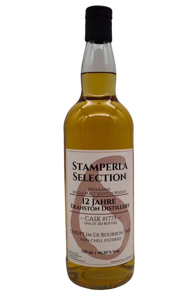 [LH17829] 12 Jahre Deanston Ex-Bourbon Fass Cask #1775 Highland Single Malt Whisky