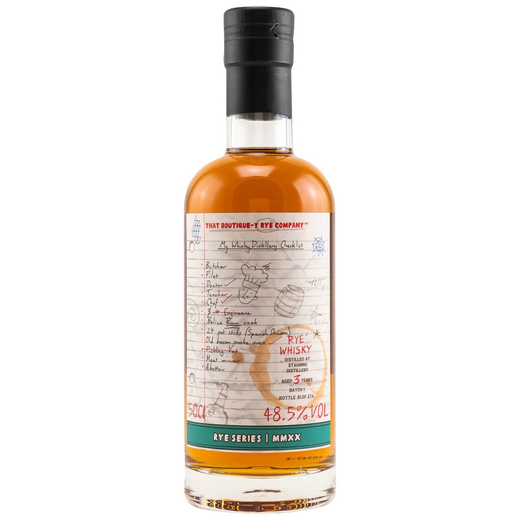 [LH14630] Stauning 3 Jahre Batch 1 Rye Whisky