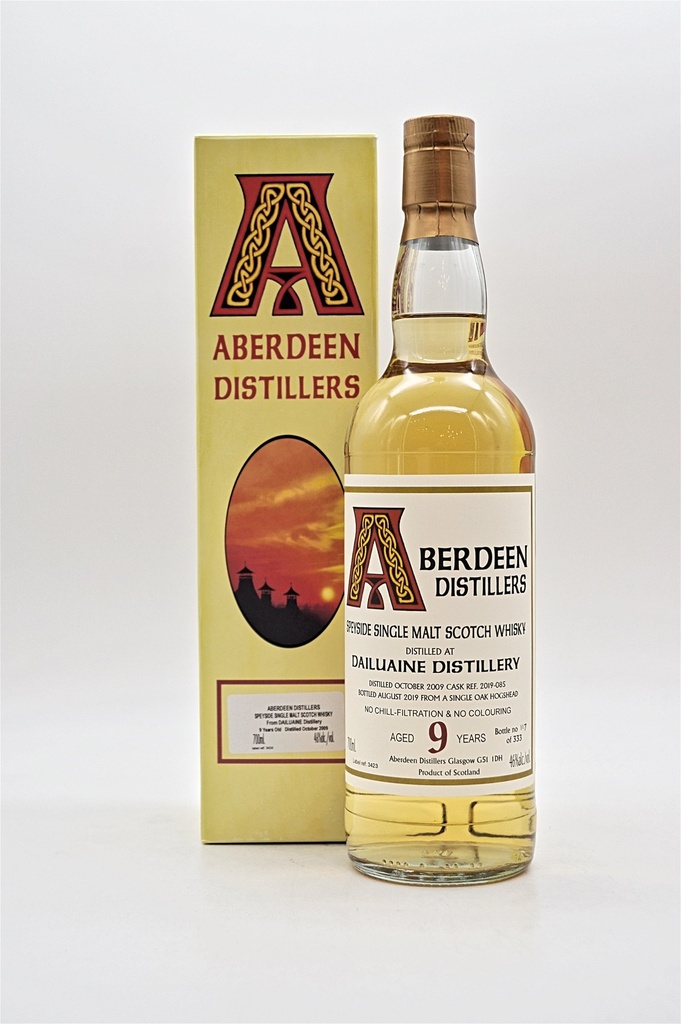 9 Jahre Dailuaine Cask Ref 2019-085 Speyside Single Malt Scotch Whisky