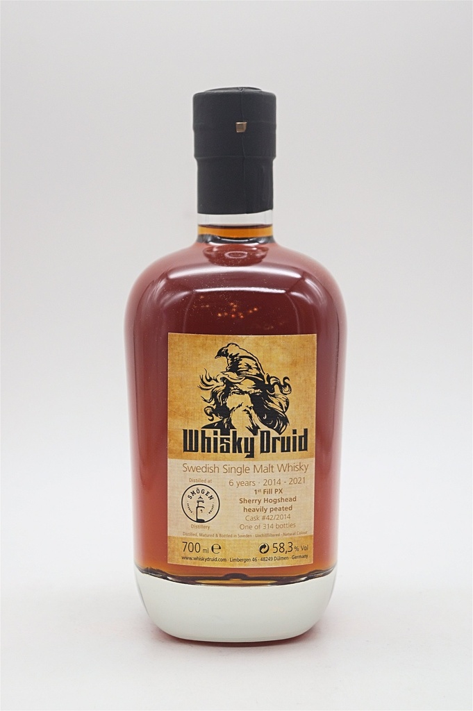 Smögen 2014/2021 Heavily Peated PX Sherry Cask Single Malt Whisky