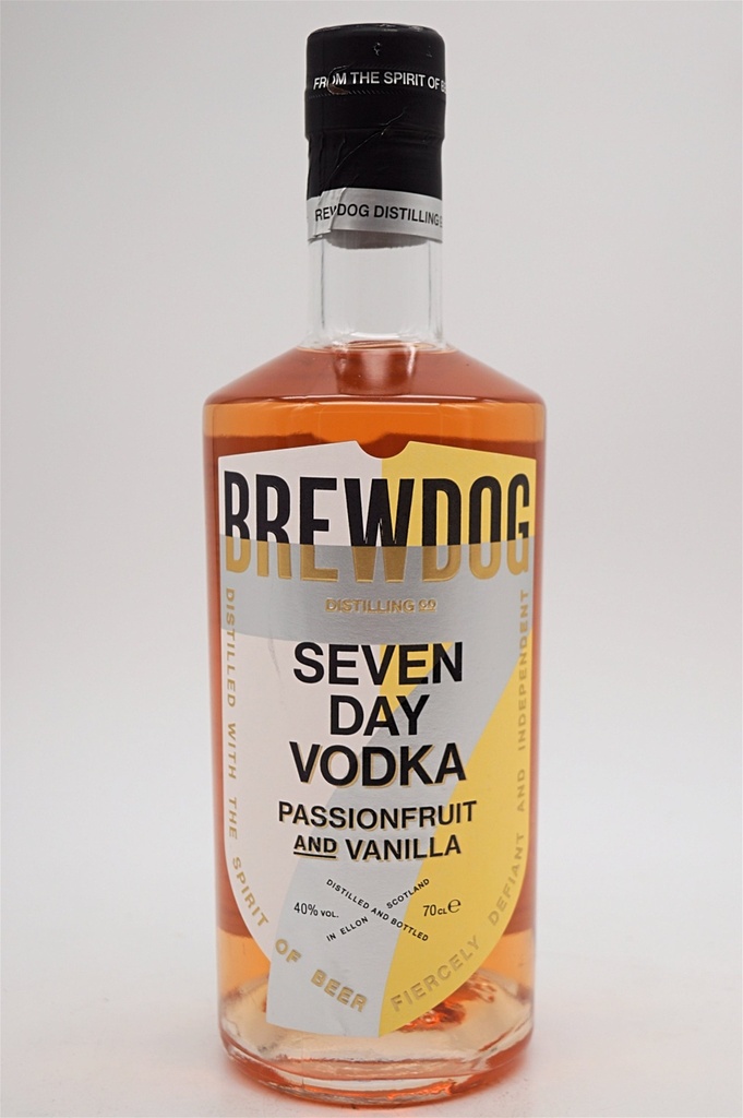 Seven Day Vodka Passionfruit and Vanilla