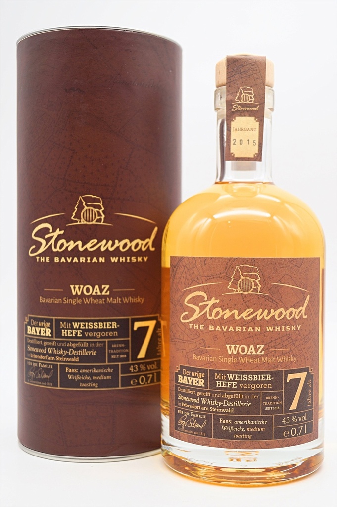 Stonewood WOAZ Bavarian Single Grain Whisky 7 Jahre