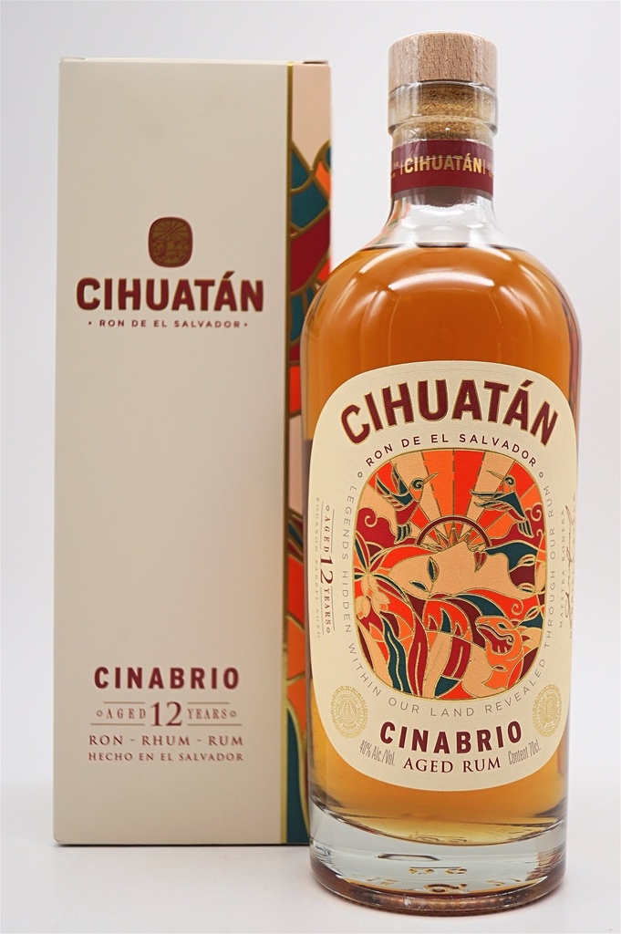 12 Jahre Cinabrio Rum